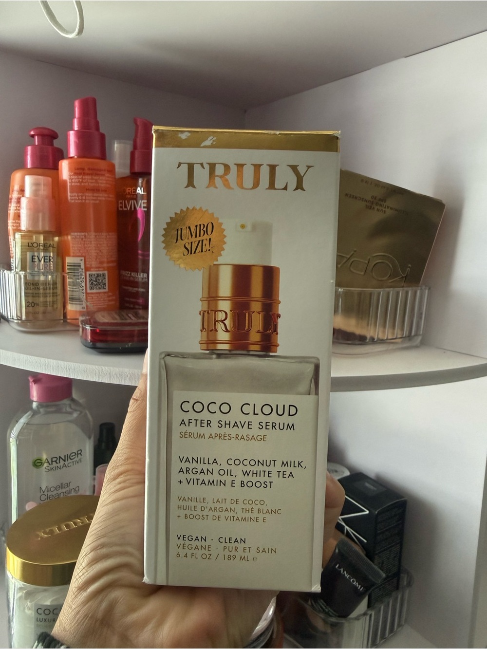 TRULY Coco Cloud After Shave Serum - White and Gold